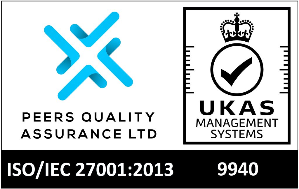 PQAL registration mark for ISO 27001 security accreditation