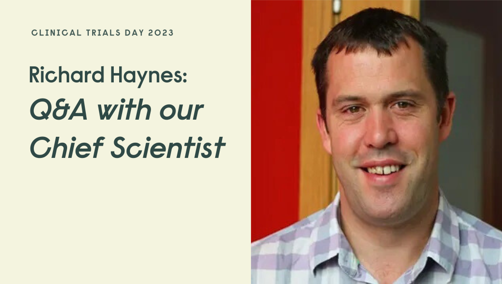 A photo of Richard Haynes and the title of the article: "Q&A with our Chief Scientist"
