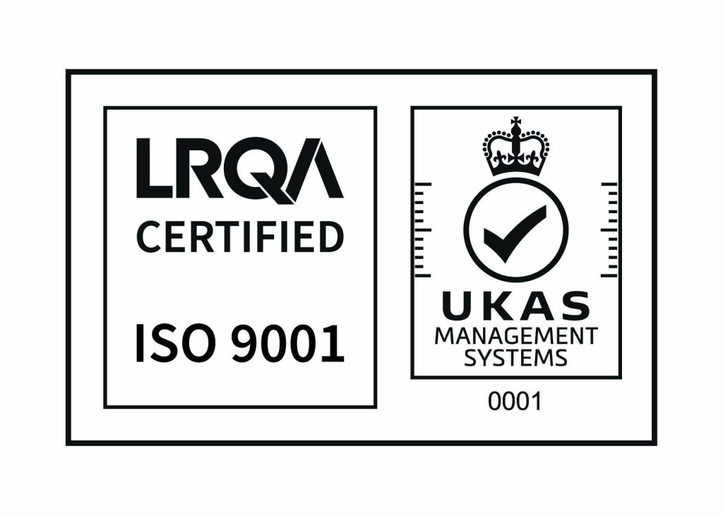 An image of the ISO 9001 certificate